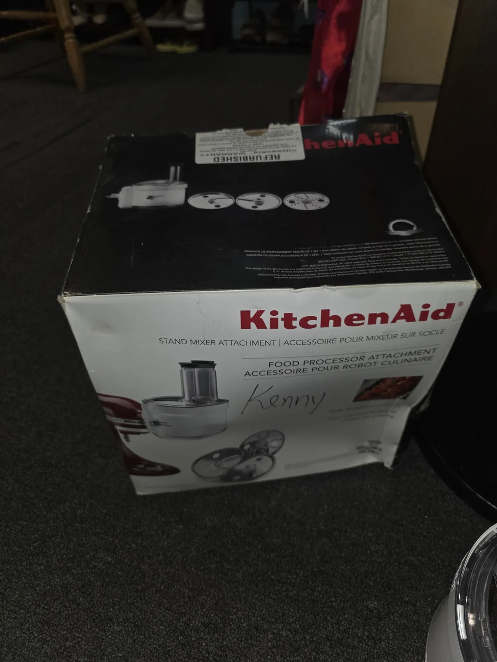 KitchenAid White Food Processor Attachment